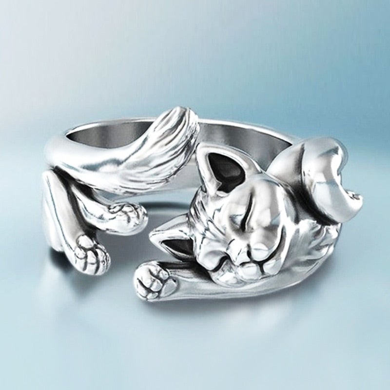 CAT RING (ADJUSTABLE) - Concordia Style Boutique