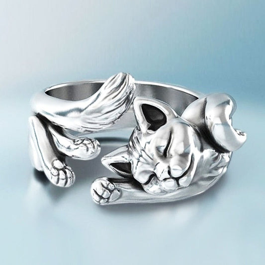 CAT RING (ADJUSTABLE) - Concordia Style Boutique