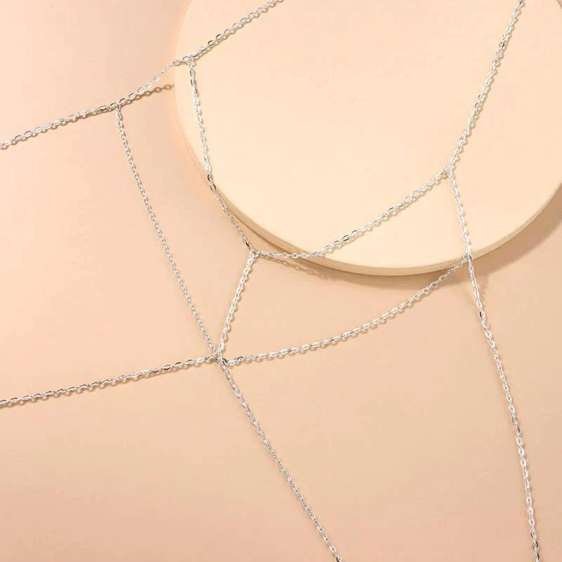 LAYERED CHAIN BRA (ADJUSTABLE) - Concordia Style Boutique