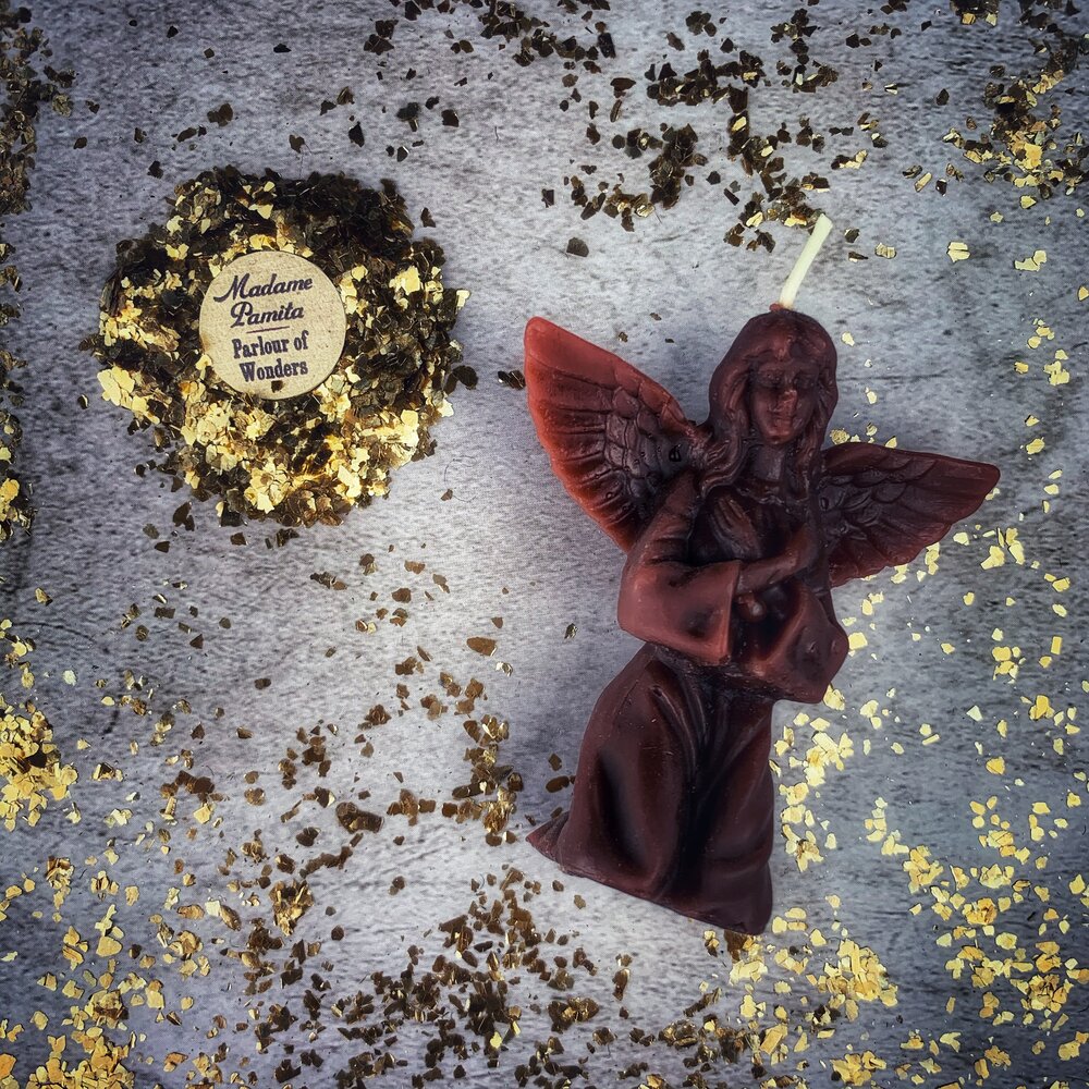 Beeswax Angel Spell Candle