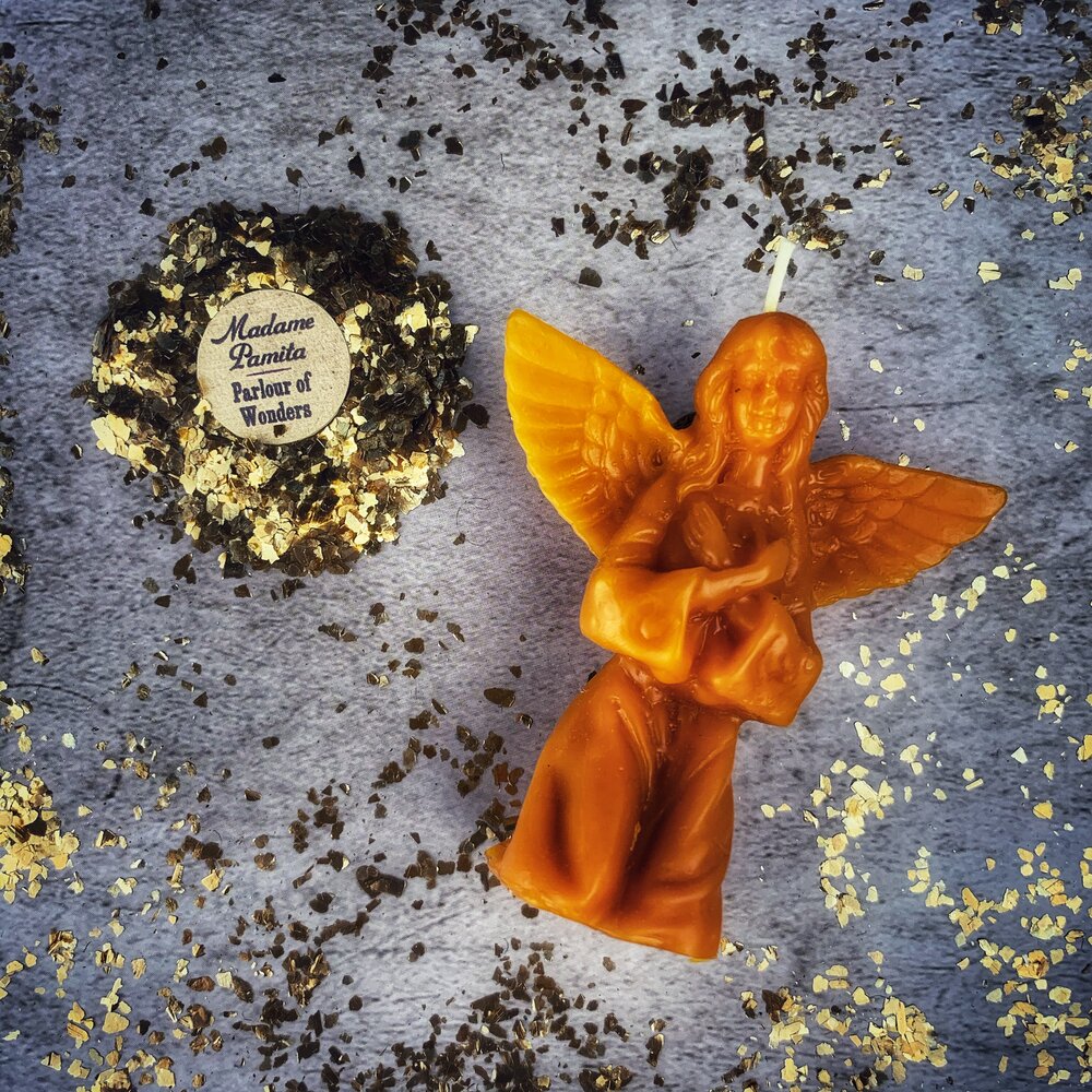 Beeswax Angel Spell Candle