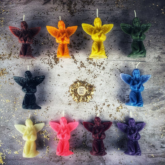 Beeswax Angel Spell Candle