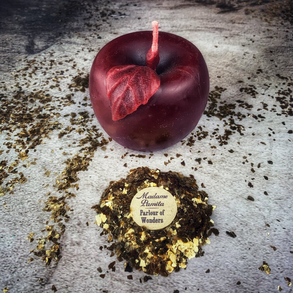 Beeswax Apple of Avalon Spell Candle