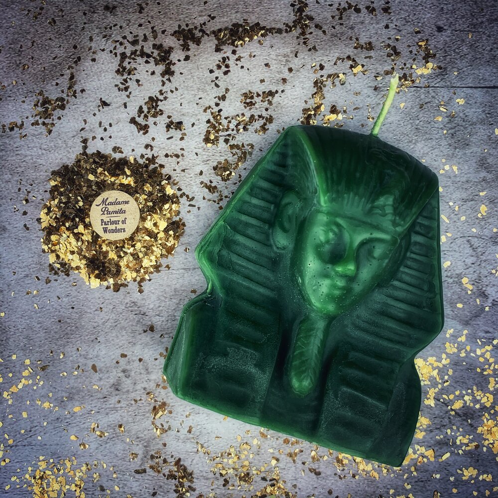 Beeswax Egyptian King Spell Candle
