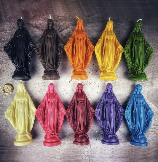 Beeswax Queen of Heaven Spell Candle