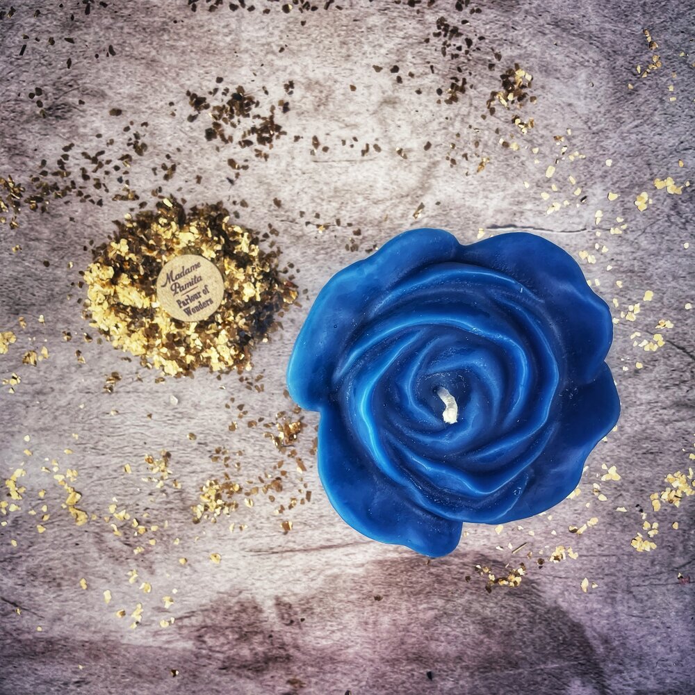 Beeswax Rose Romance Spell Candle