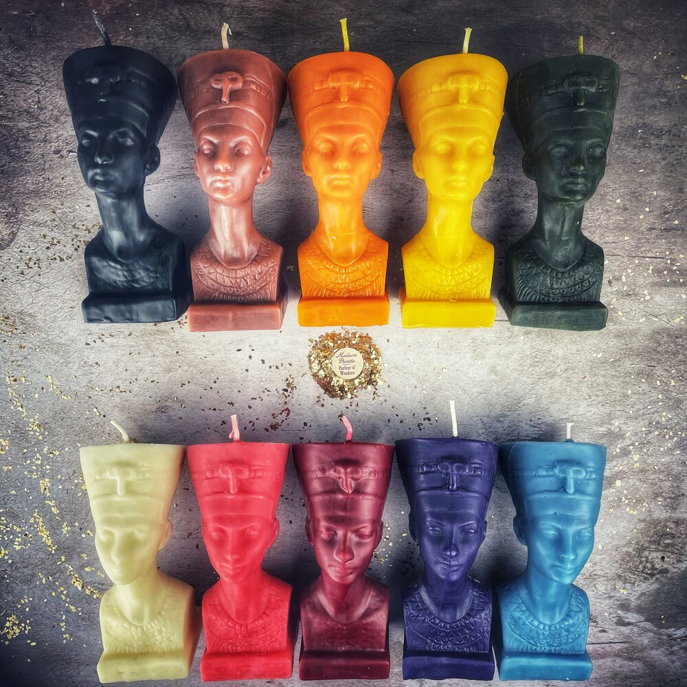Beeswax Egyptian Queen Spell Candle