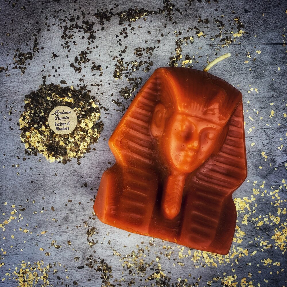Beeswax Egyptian King Spell Candle
