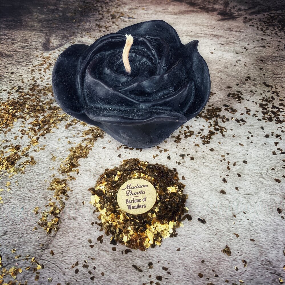 Beeswax Rose Romance Spell Candle