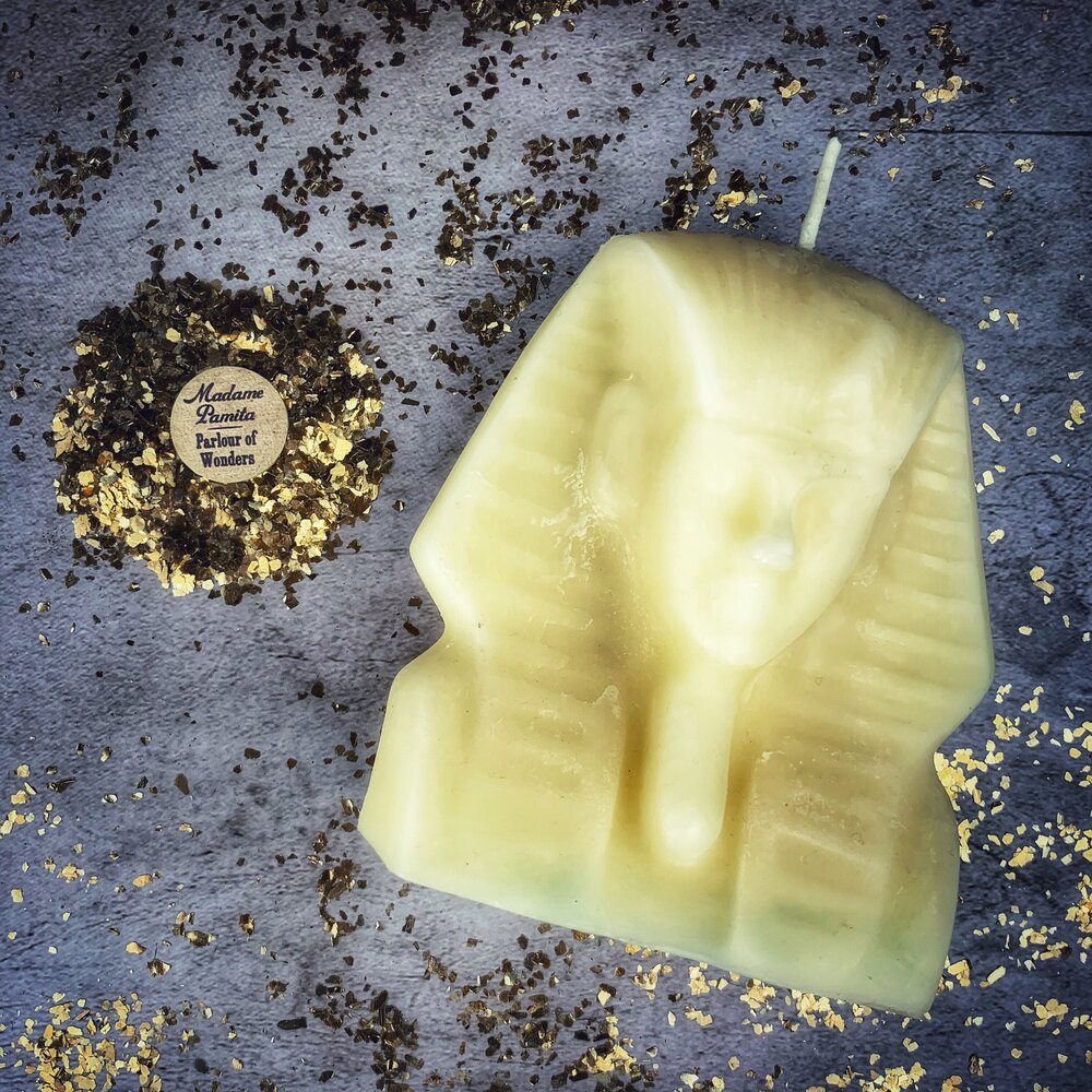 Beeswax Egyptian King Spell Candle
