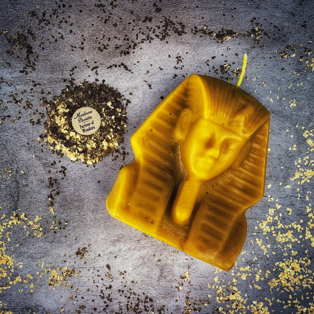 Beeswax Egyptian King Spell Candle
