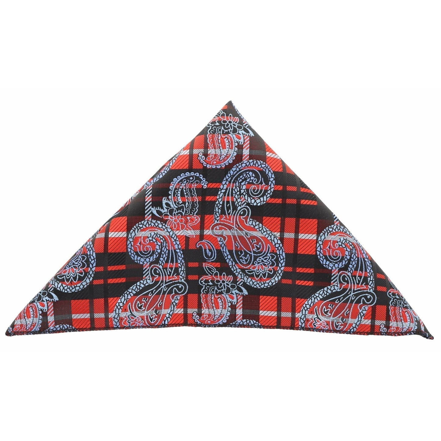 Vittorio Farina Men's Paisley Design Microfiber Pocket Square