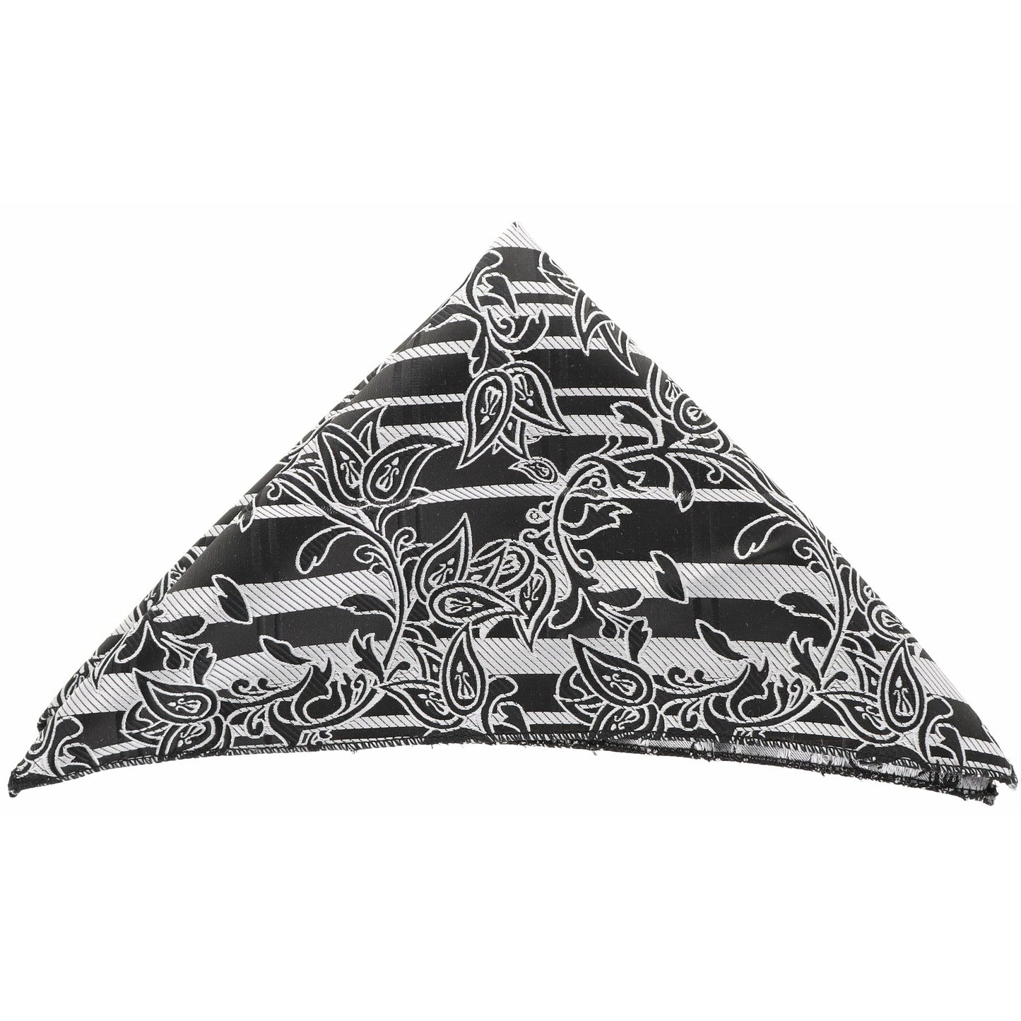 Vittorio Farina Men's Paisley Design Microfiber Pocket Square