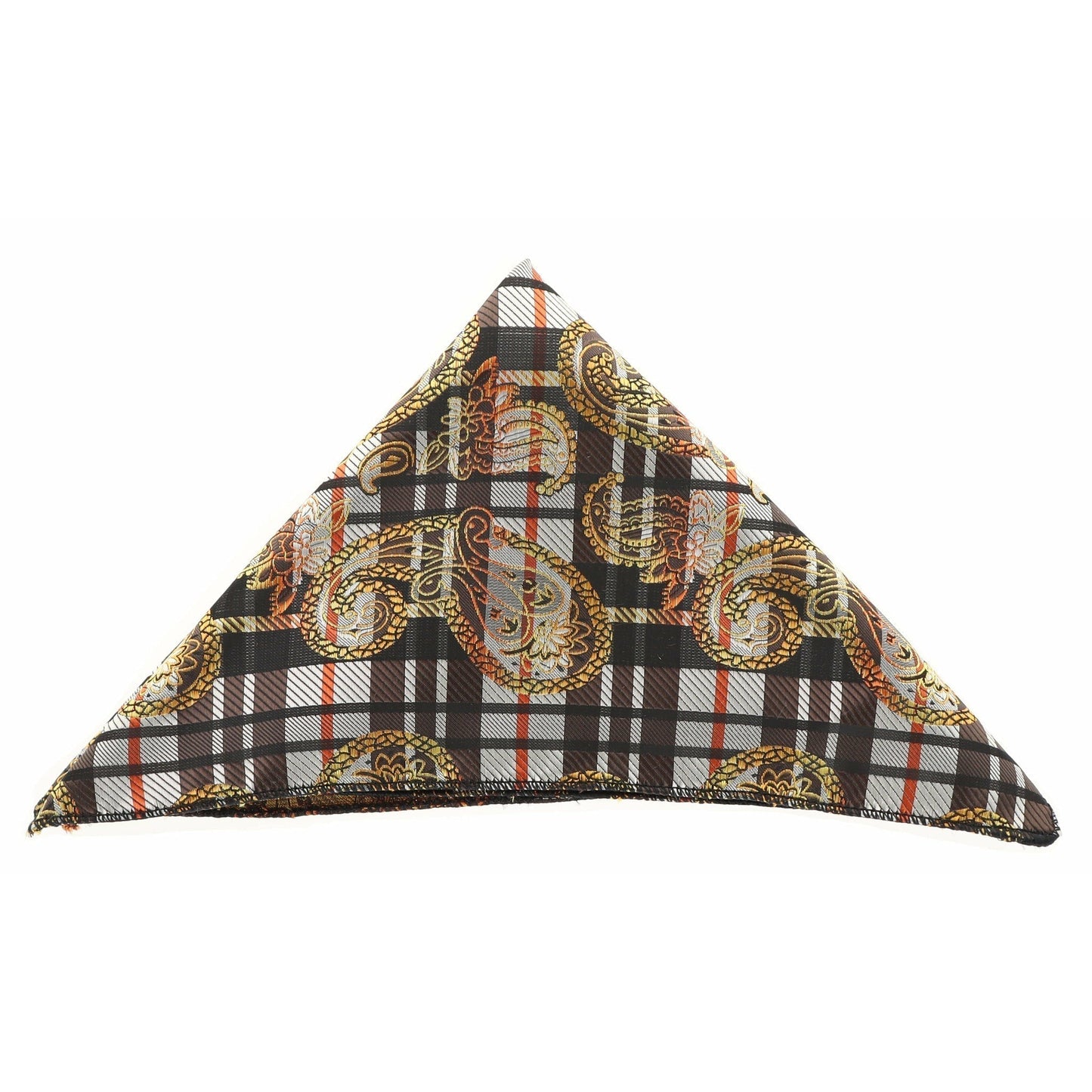 Vittorio Farina Men's Paisley Design Microfiber Pocket Square