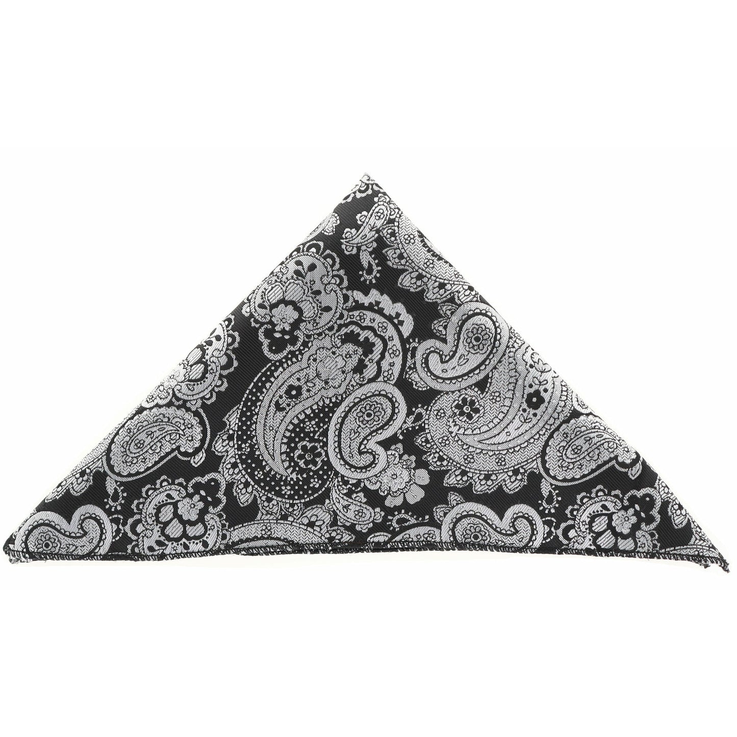 Vittorio Farina Men's Paisley Design Microfiber Pocket Square