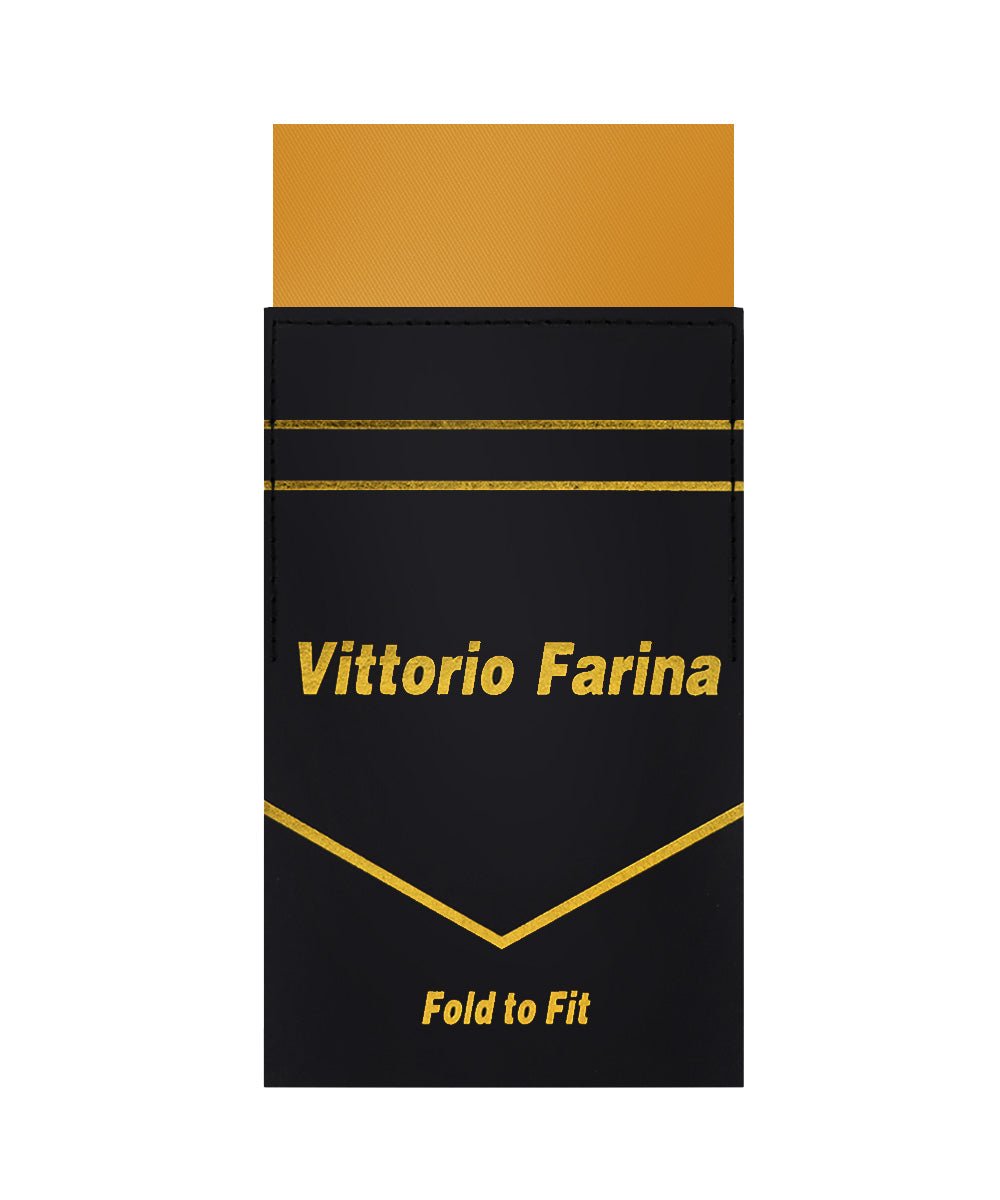 Vittorio Farina Men's Pre-Folded Pocket Square: Flat