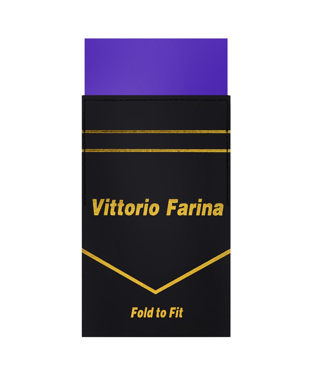 Vittorio Farina Men's Pre-Folded Pocket Square: Flat