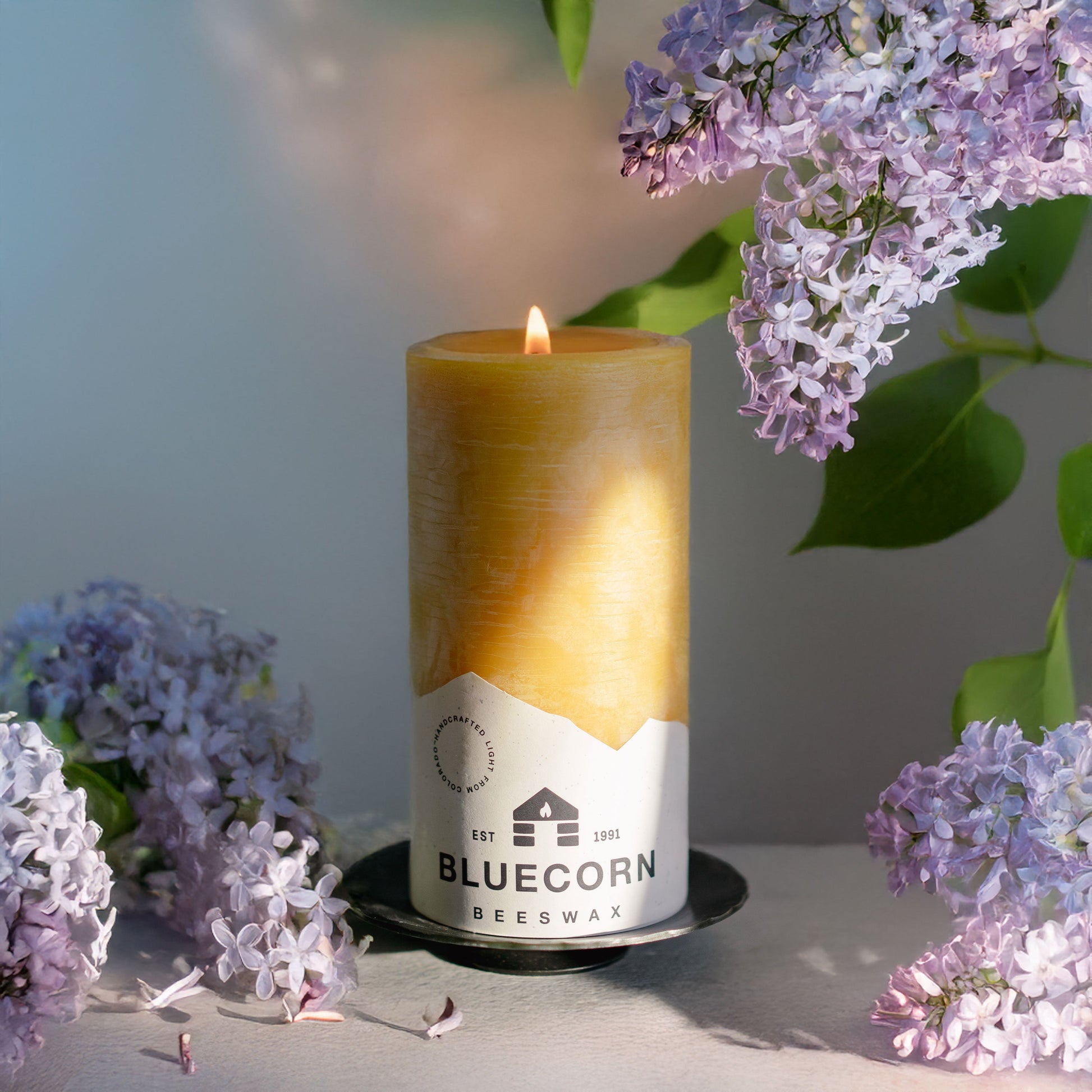 Pure Beeswax Pillar Candles - Concordia Style Boutique