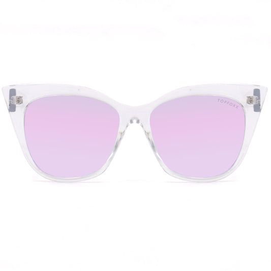 Venice Cateye - Clear Purple - Concordia Style Boutique