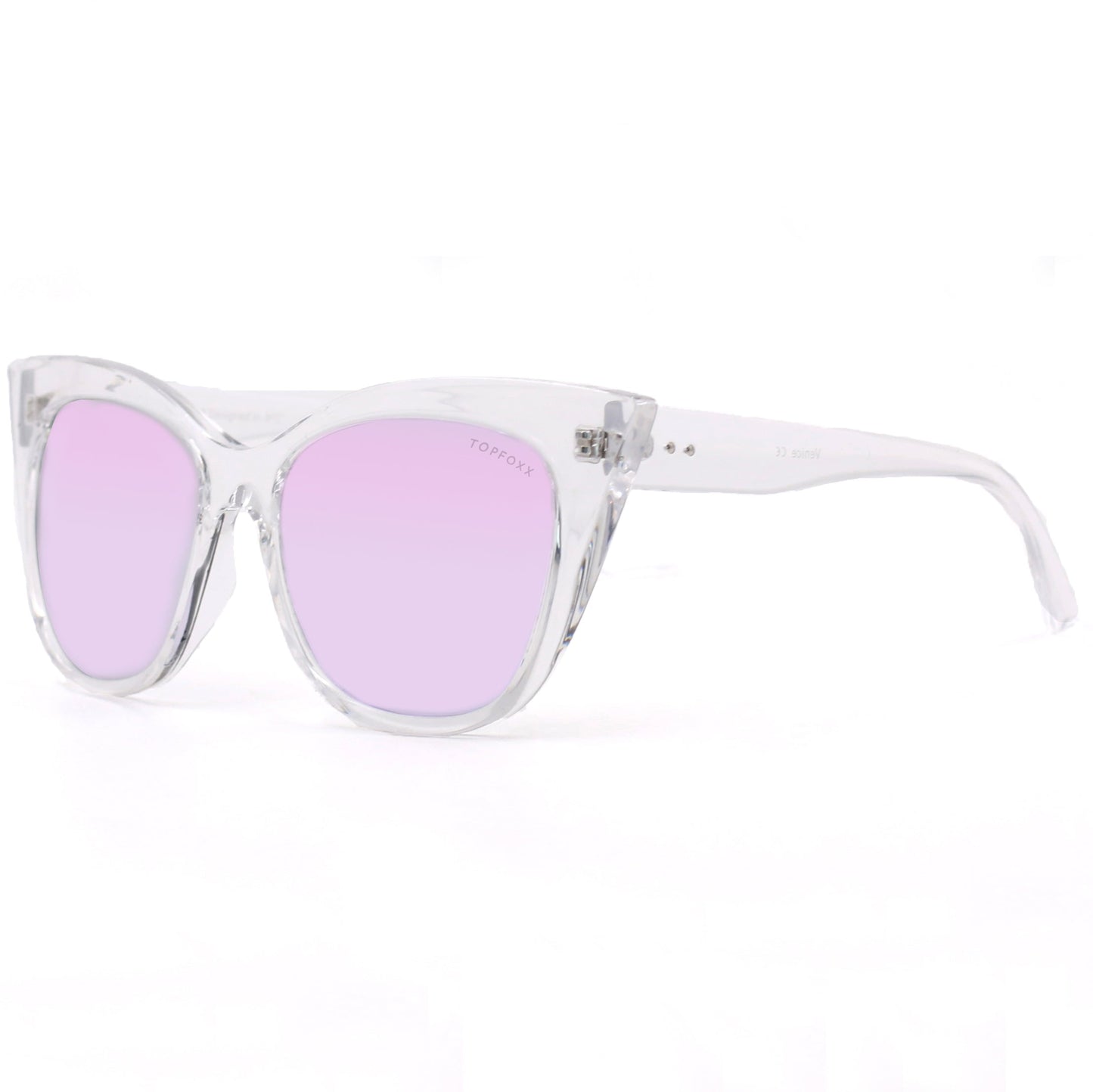 Venice Cateye - Clear Purple - Concordia Style Boutique