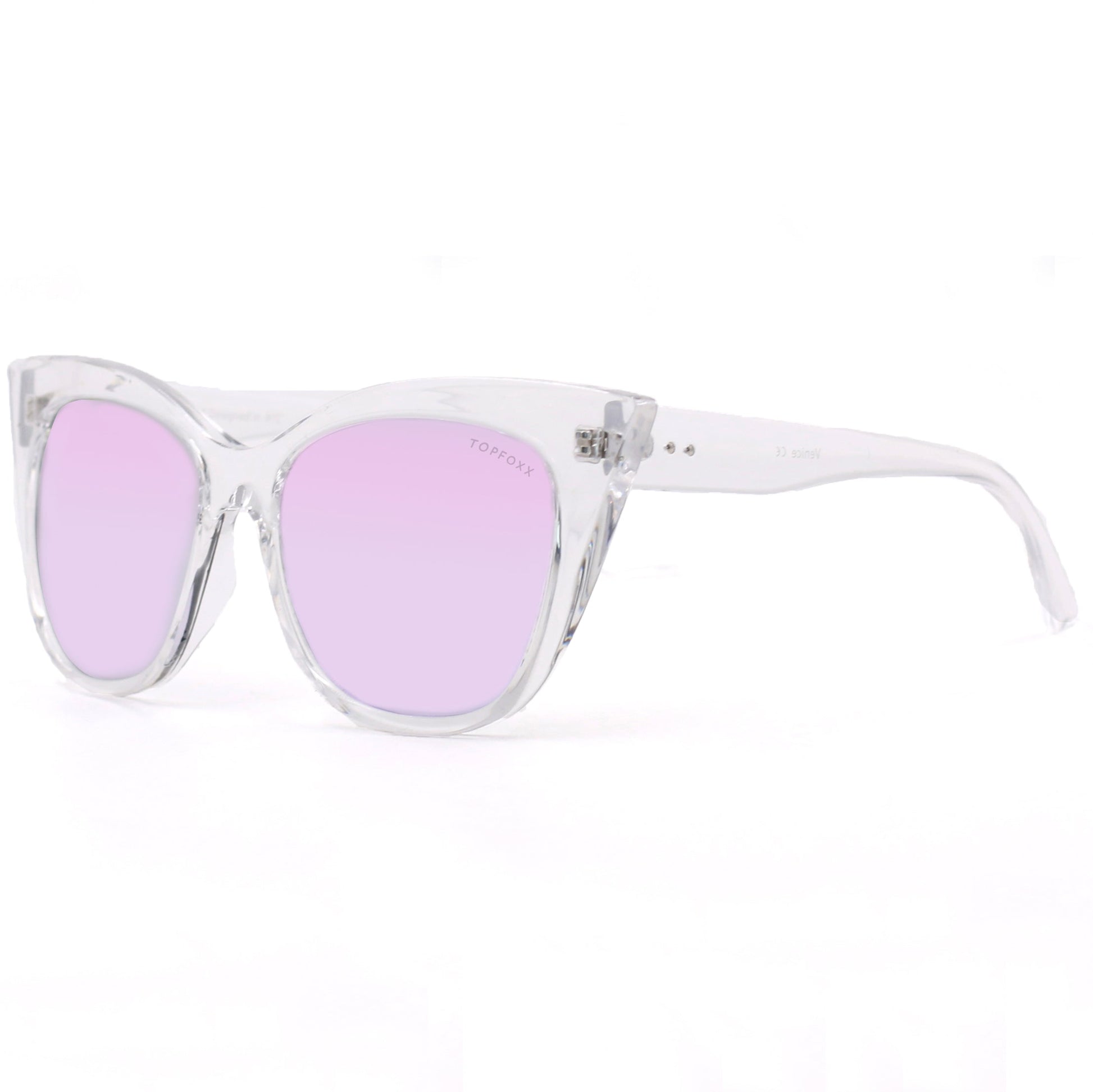 Venice Cateye - Clear Purple - Concordia Style Boutique