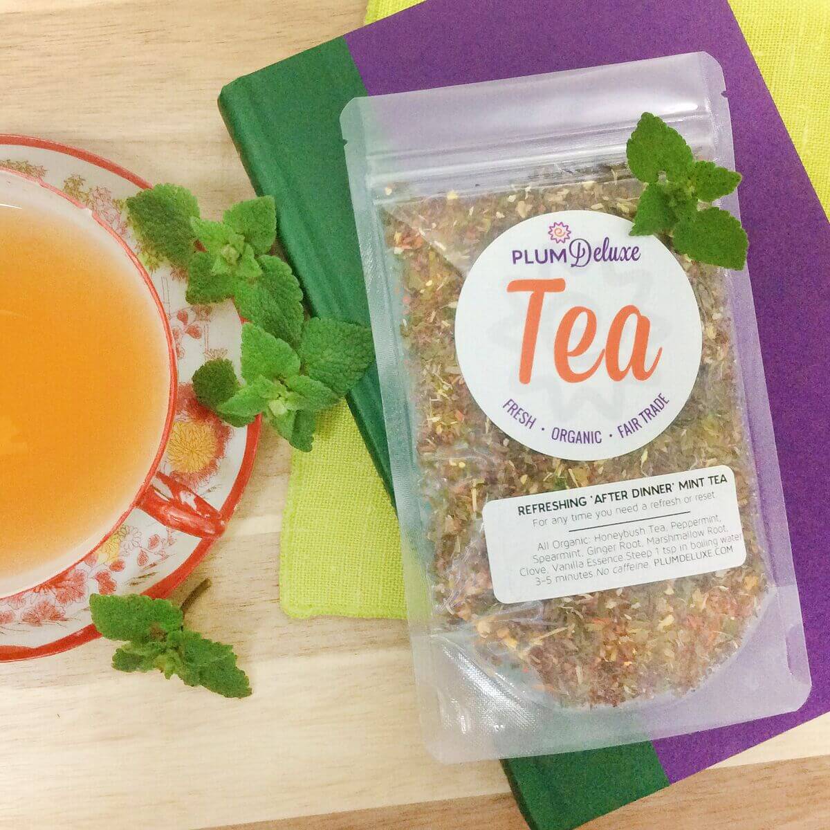 Refreshing After Dinner Mint Tea (Peppermint - Spearmint) - Concordia Style Boutique