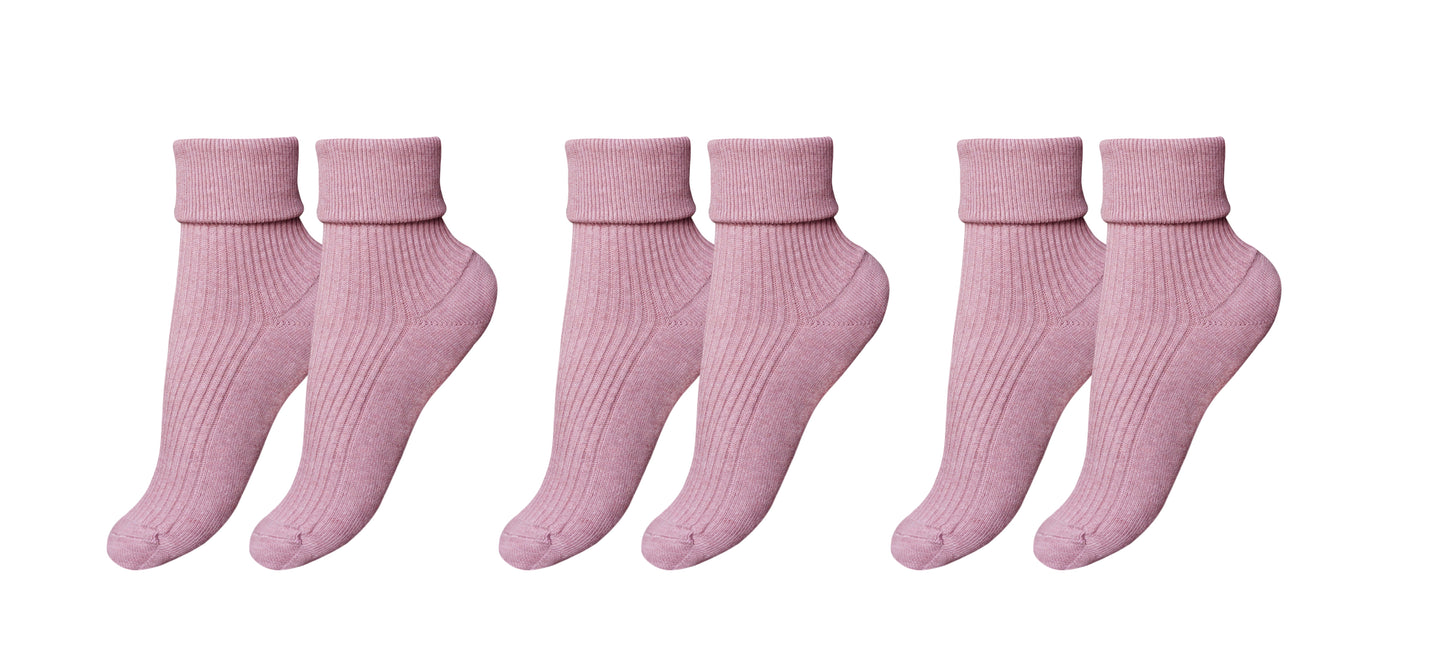 tittimitti®100% Organic Combed Cotton Luxury Women's Socks 3-Pack. Made in Italy.