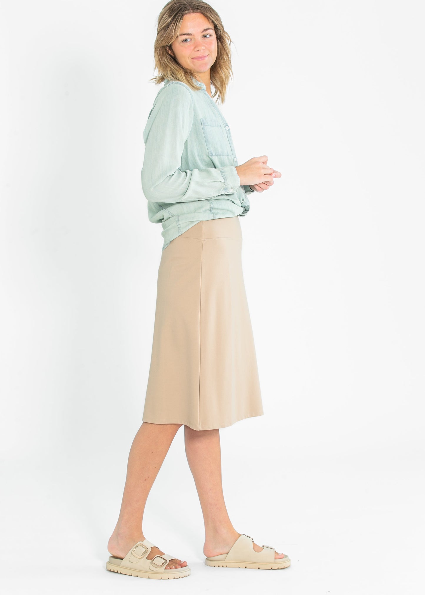 Quinn Knit Midi Skirt - Concordia Style Boutique