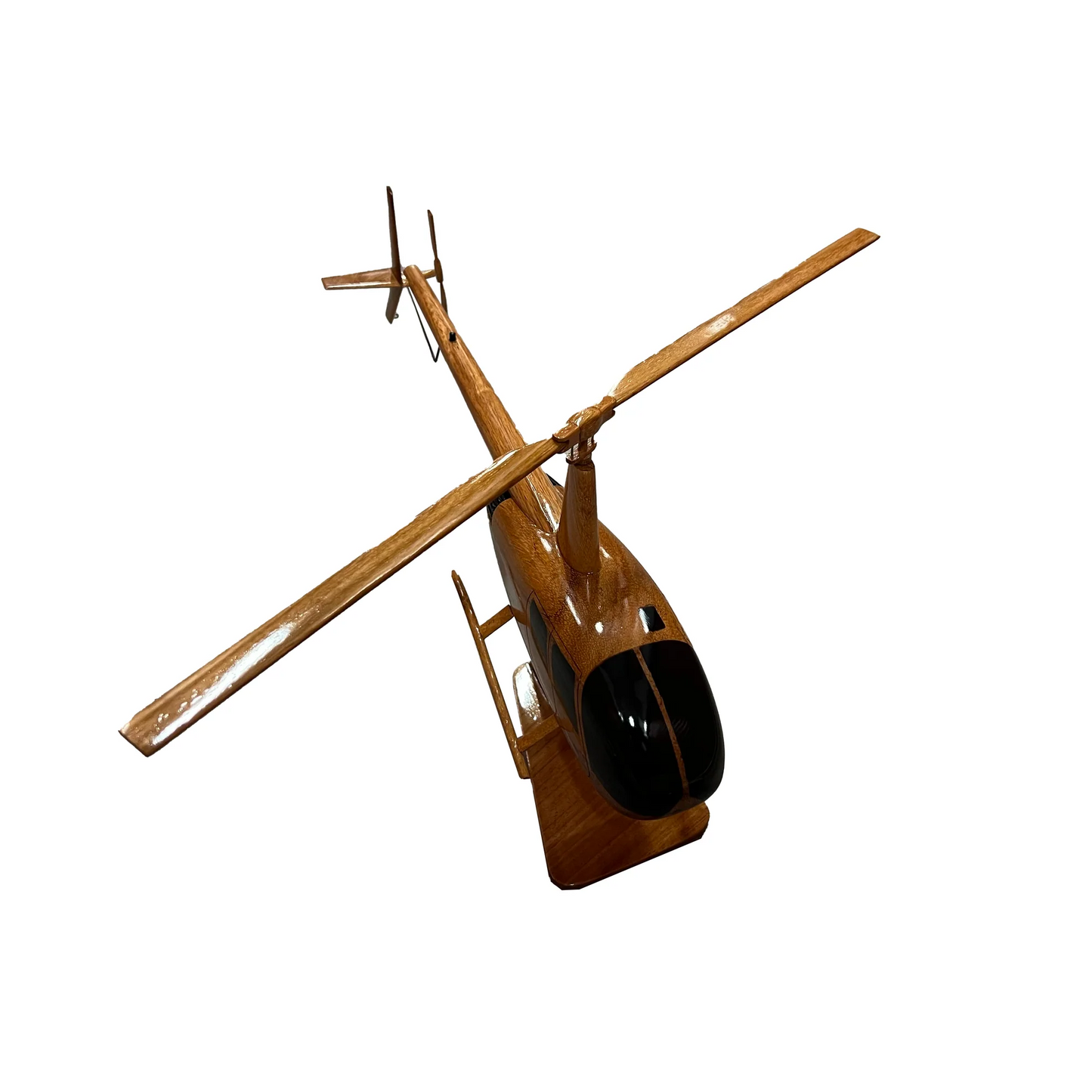 Robinson 44 Mahogany Wood Desktop Helicopters Model