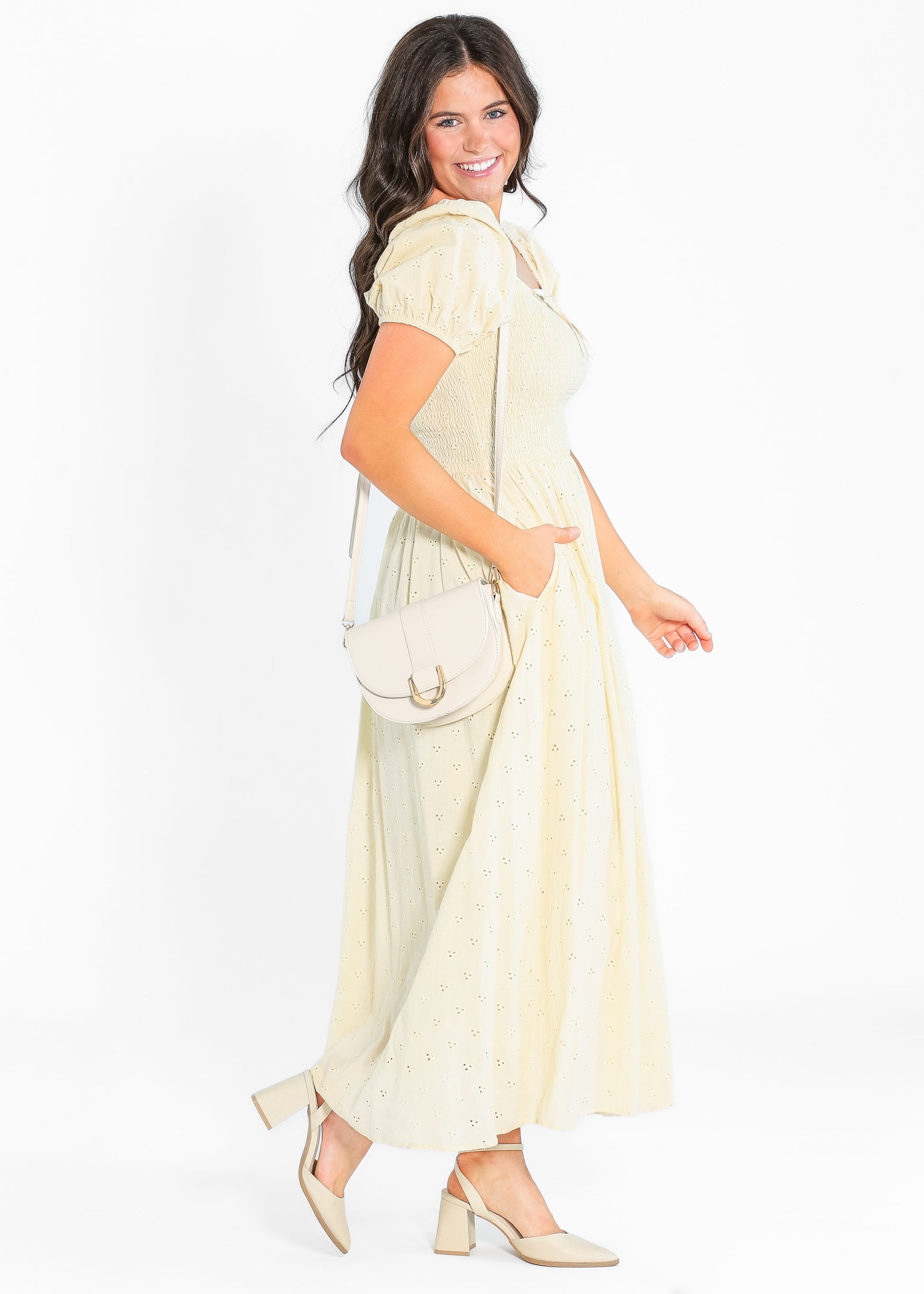 Rayna Eyelet Maxi Dress - Concordia Style Boutique
