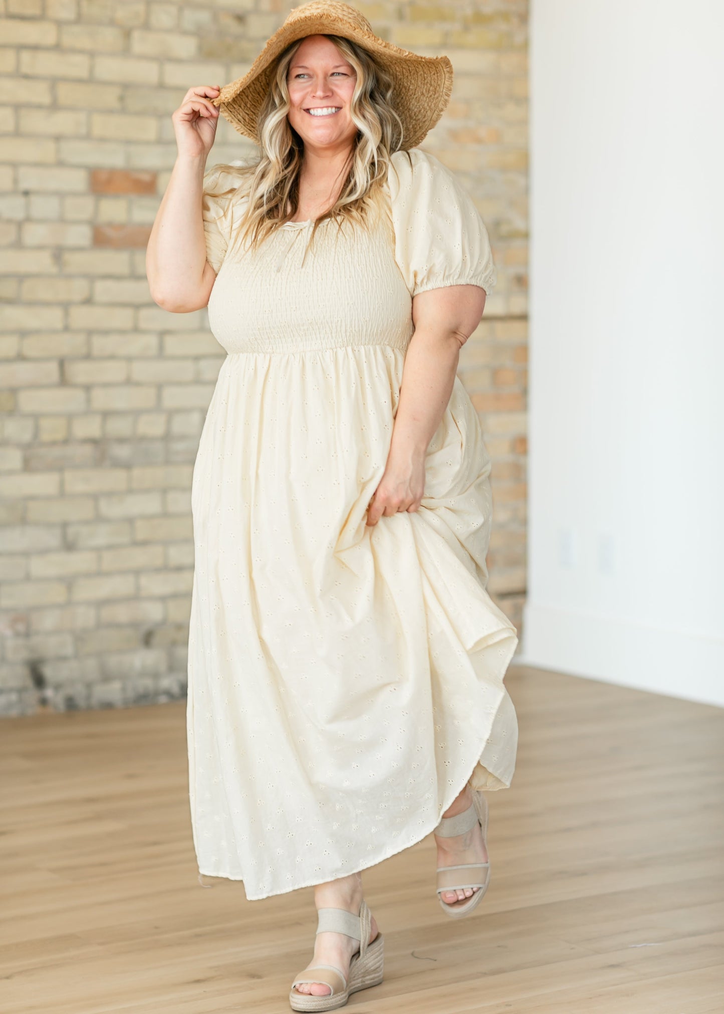 Rayna Eyelet Maxi Dress - Concordia Style Boutique