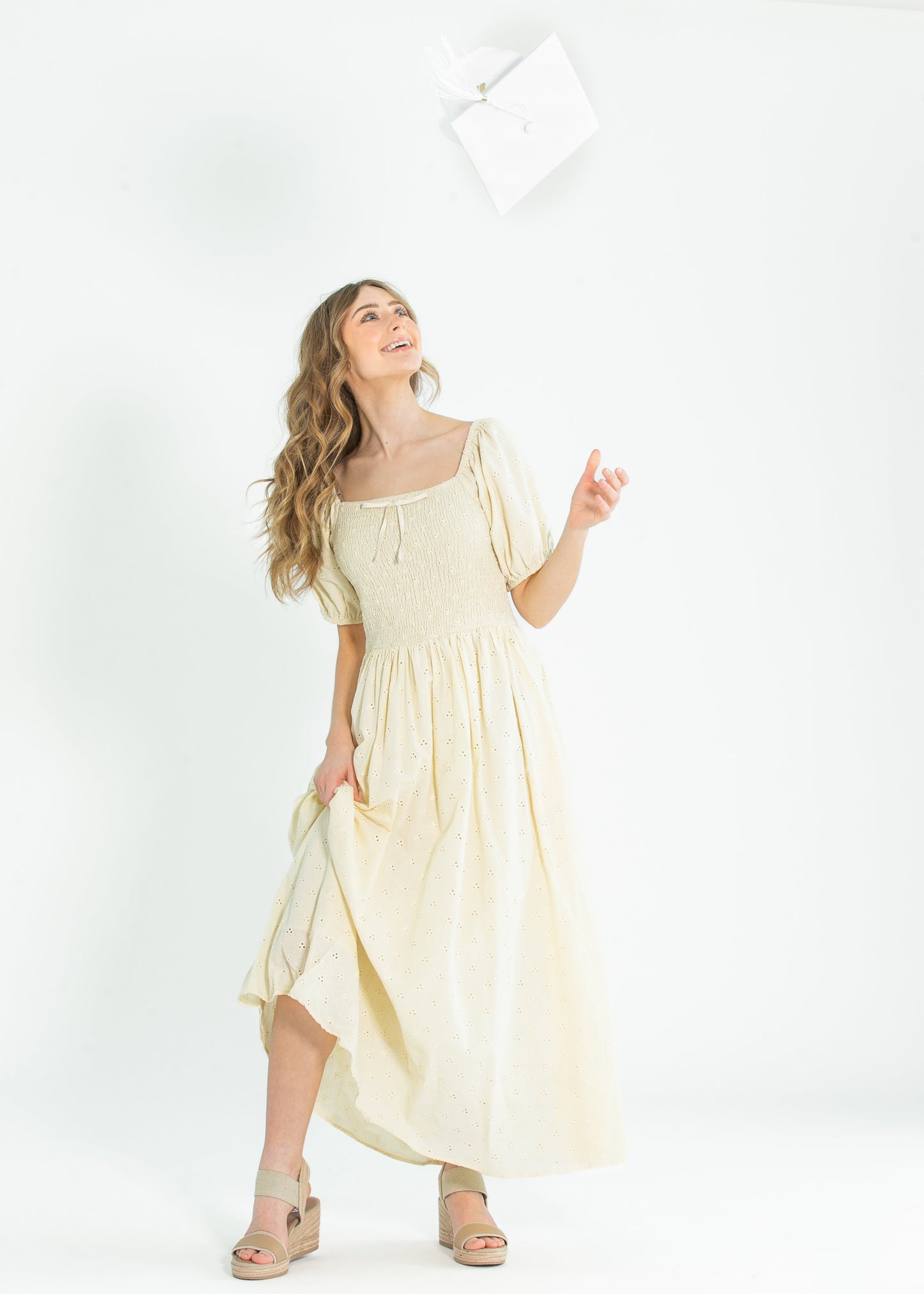 Rayna Eyelet Maxi Dress - Concordia Style Boutique