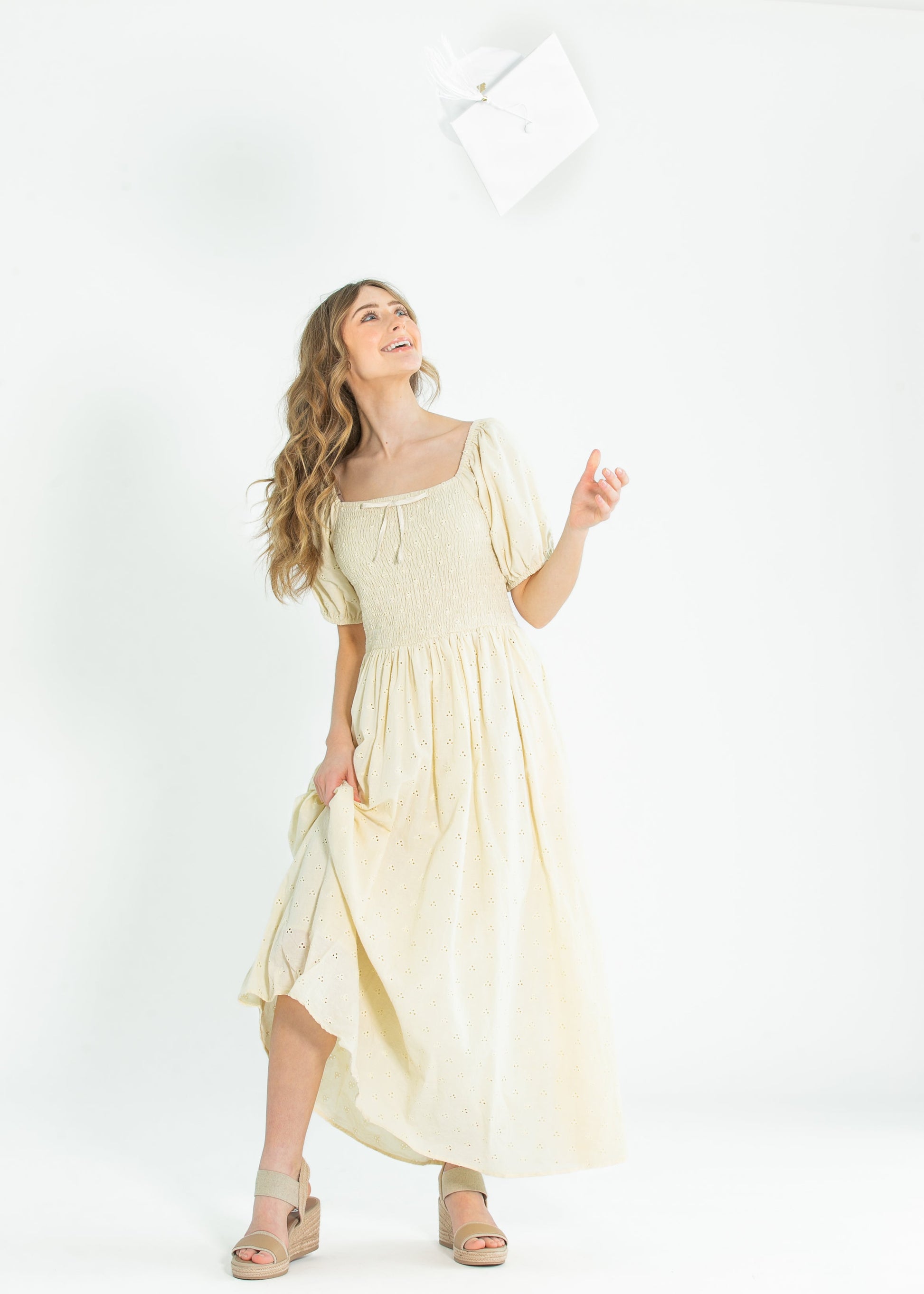 Rayna Eyelet Maxi Dress - Concordia Style Boutique