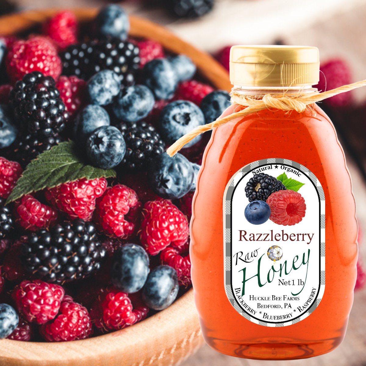 RazzleBerry Infused Honey - Concordia Style Boutique