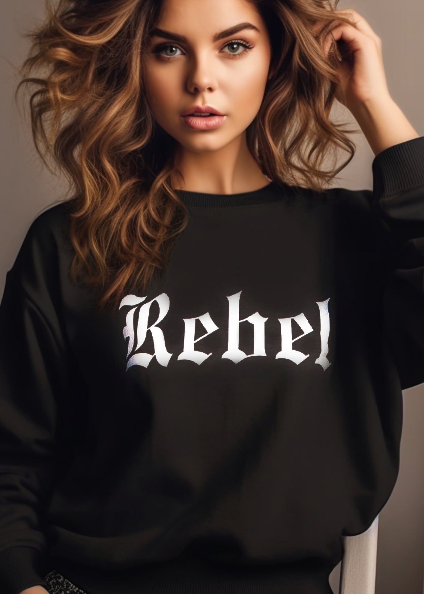 Rebel Sweatshirt Goth Sweater - Concordia Style Boutique