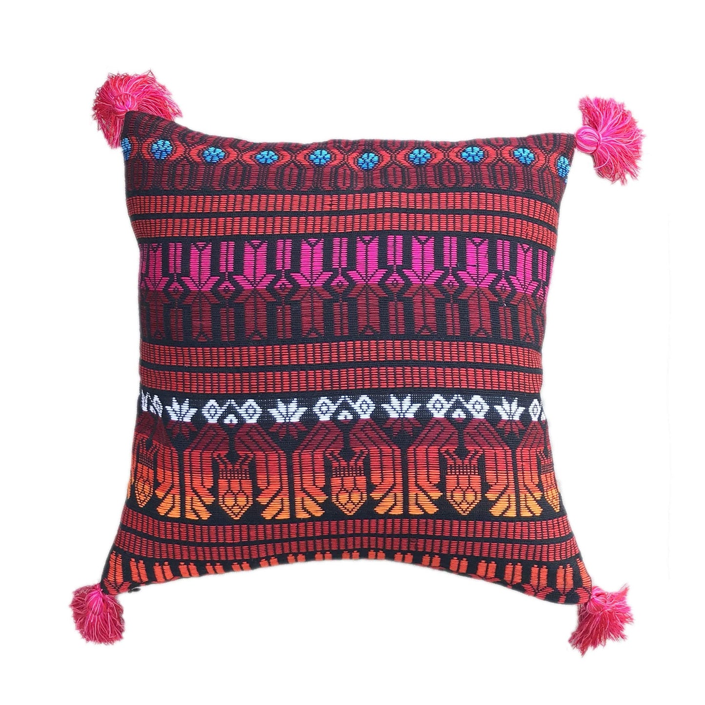 Guatemalan Brocade Throw Pillow - Concordia Style Boutique