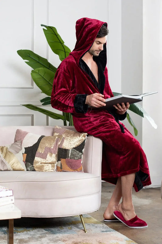 Men’s Robe with Hood – Ultra-Soft Plush Comfort for Everyday Use - Concordia Style Boutique
