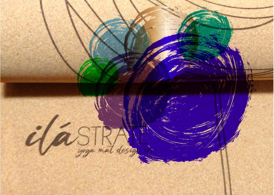 Release WANDERER Hand Painted Cork Yoga mat