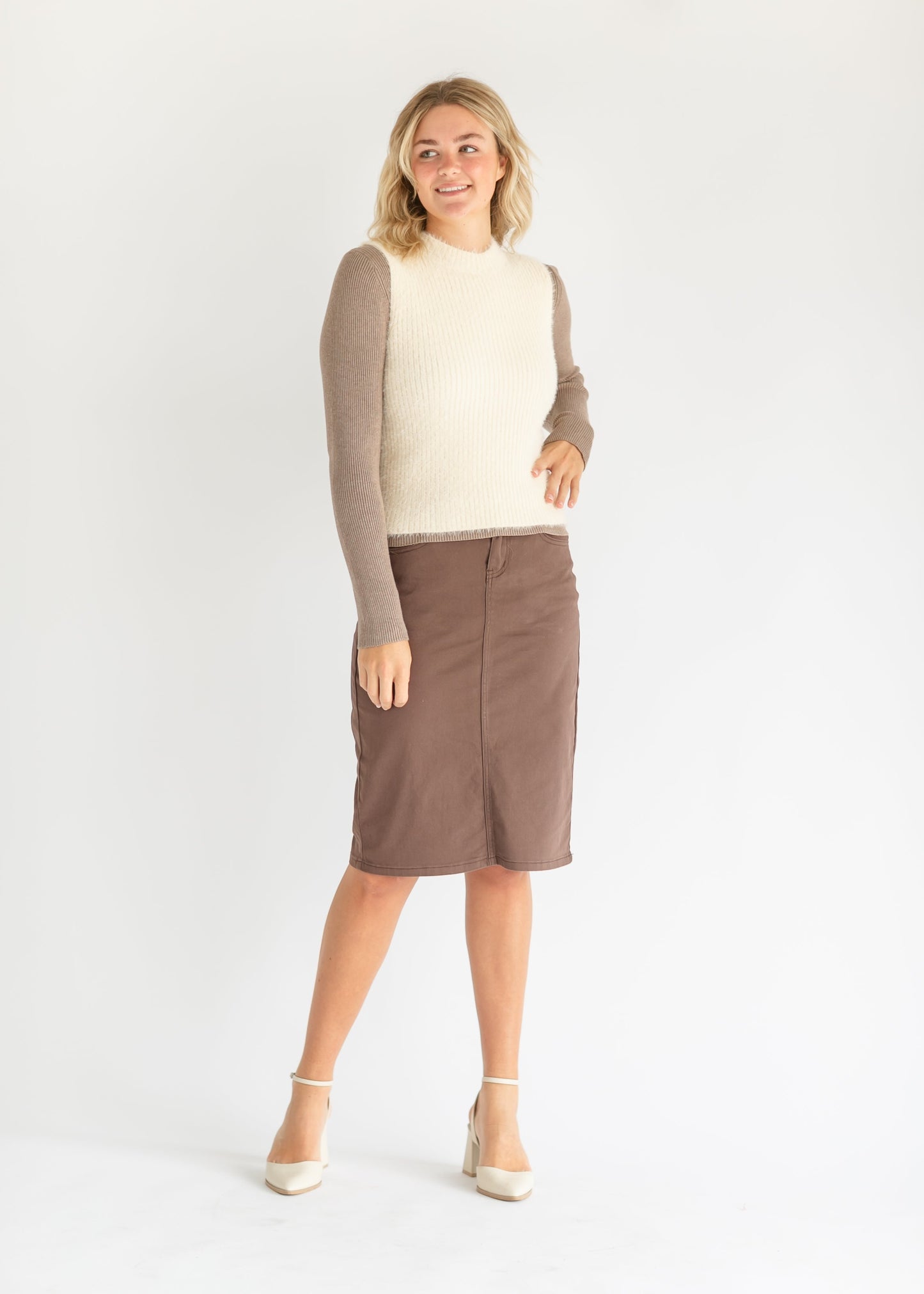 Remi Denim Midi Skirt - Concordia Style Boutique