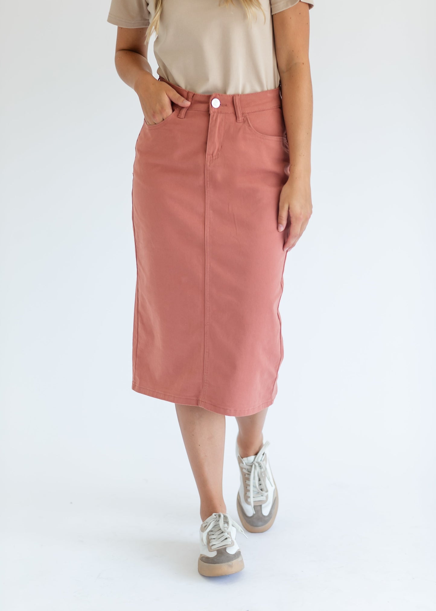 Remi Denim Midi Skirt - Concordia Style Boutique