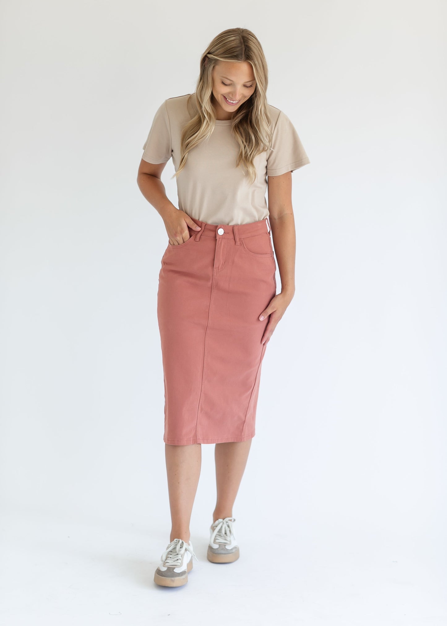 Remi Denim Midi Skirt - Concordia Style Boutique