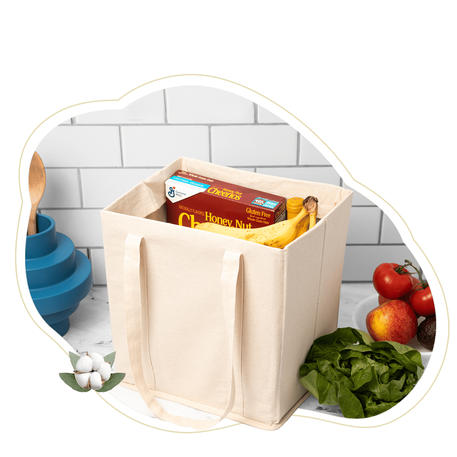 Collapsible Grocery Shopping Bags - Concordia Style Boutique