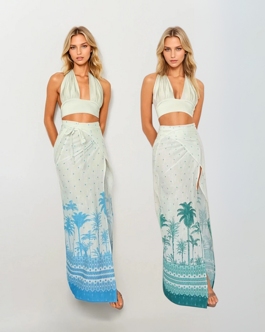 Reversible Wrap Skirt - Palma - Concordia Style Boutique