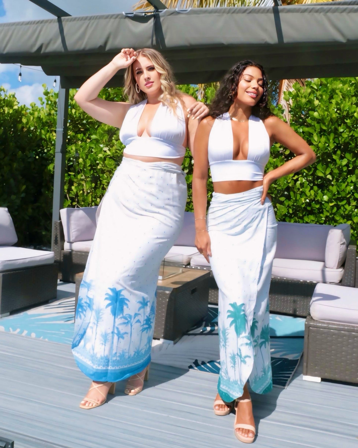 Reversible Wrap Skirt - Palma - Concordia Style Boutique