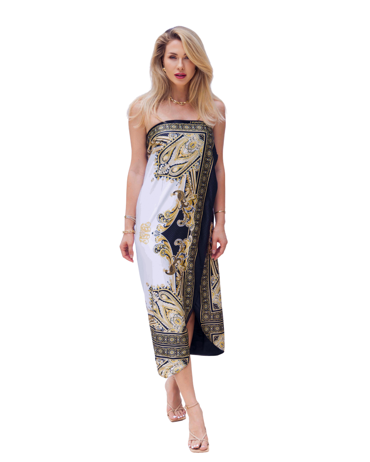 Reversible Wrap Skirt - Satin - Concordia Style Boutique