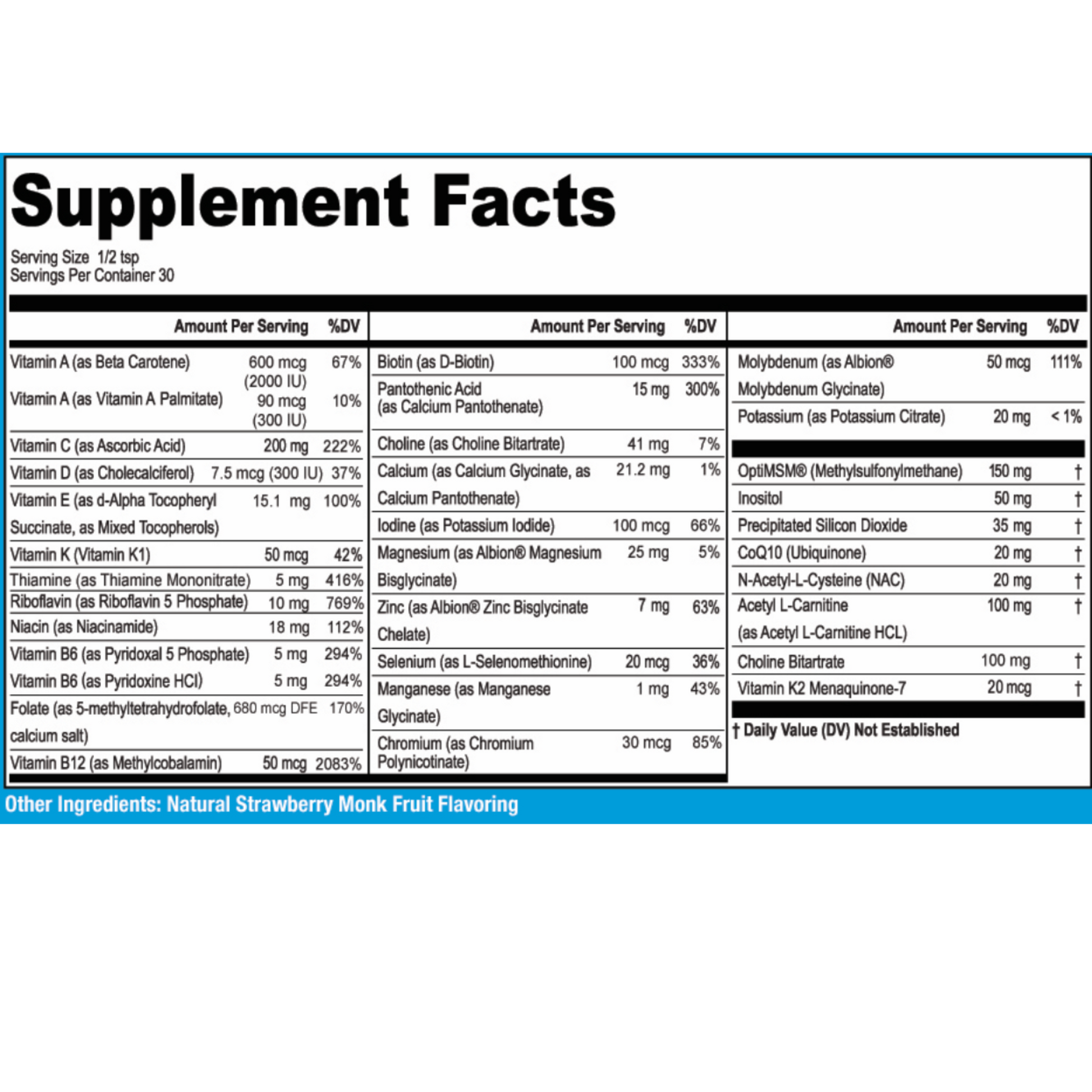 Children's Multivitamin Mineral Plus Powder - Concordia Style Boutique
