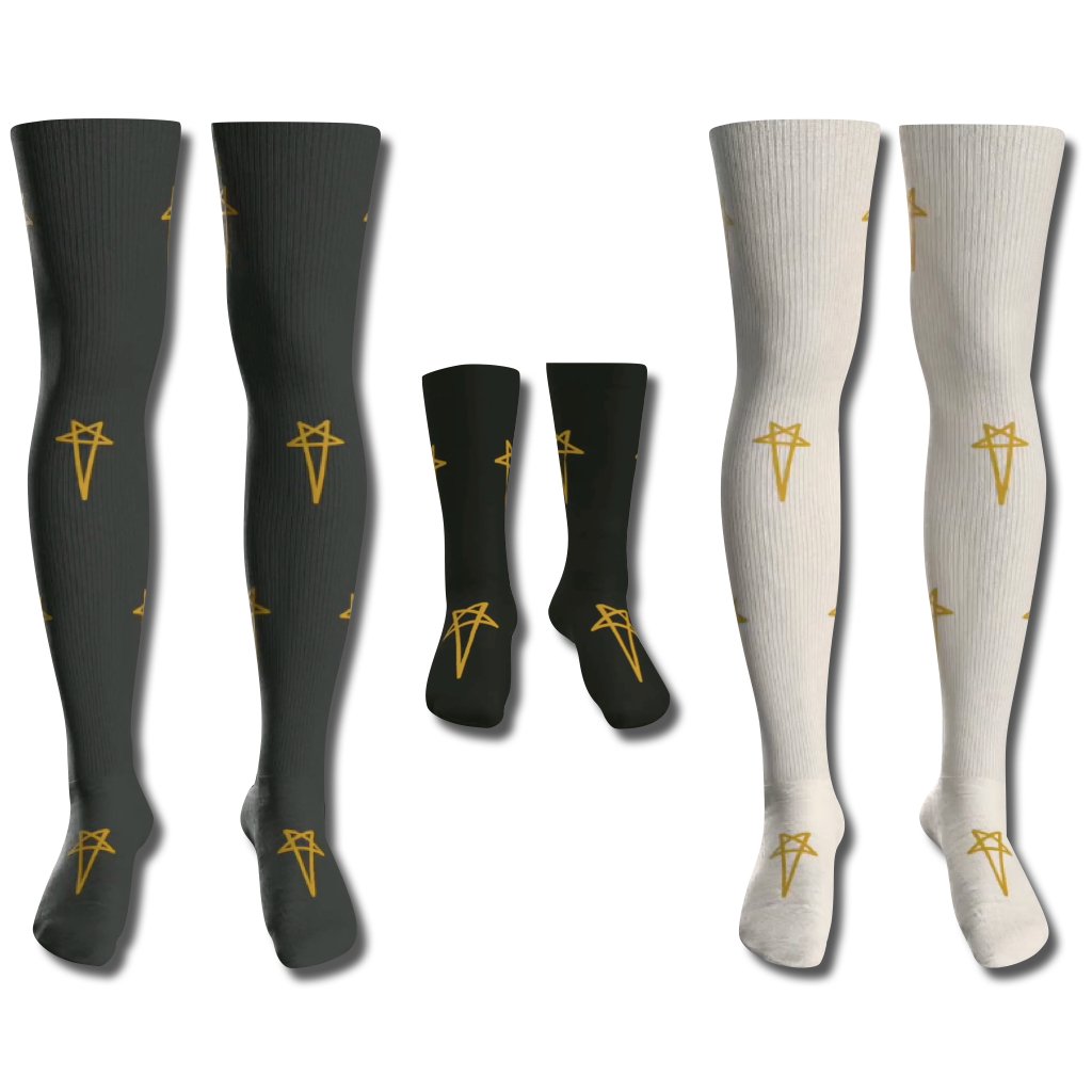 Rick Boot Sock Stars - Crew & Thigh High