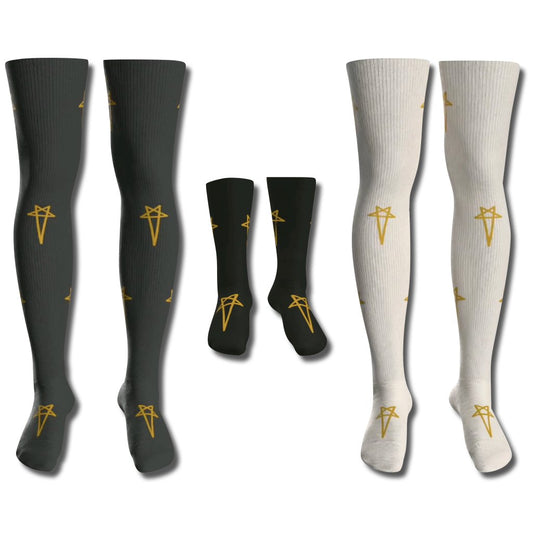 Rick Boot Sock Stars - Crew & Thigh High