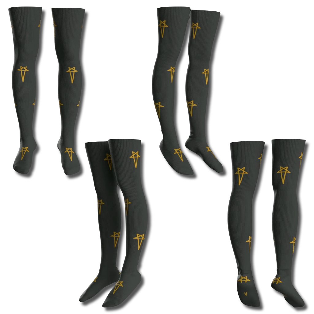 Rick Boot Sock Stars - Crew & Thigh High