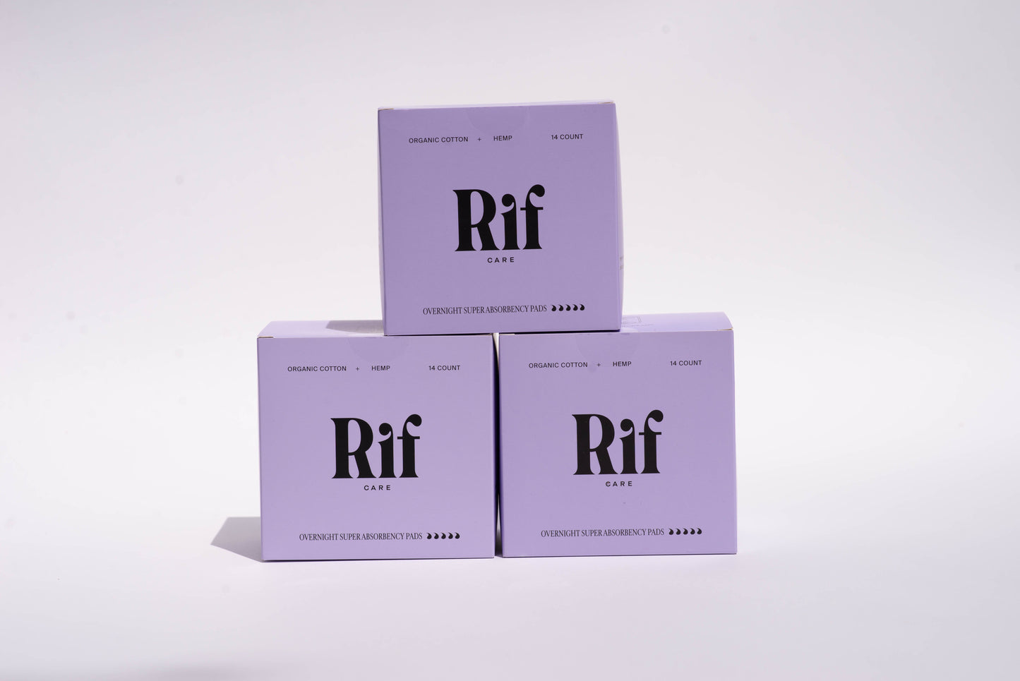 Organic Long Pads with wings - Night 3 pack Bundle - Concordia Style Boutique